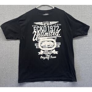 Ecko Unlimited Shirt Mens Extra Large T-shirt Born Free Graphic Print Rhino XL